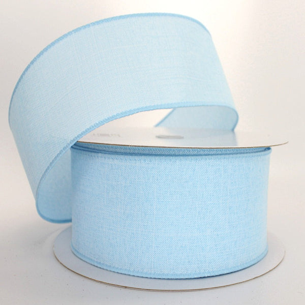 1.5 Estelle Textured Linen Ribbon: Royal Blue (50 Yards) [841-09
