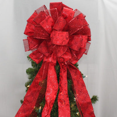 Wreath Bows for Christmas and Seasonal Holidays - Wedding Pew Bows