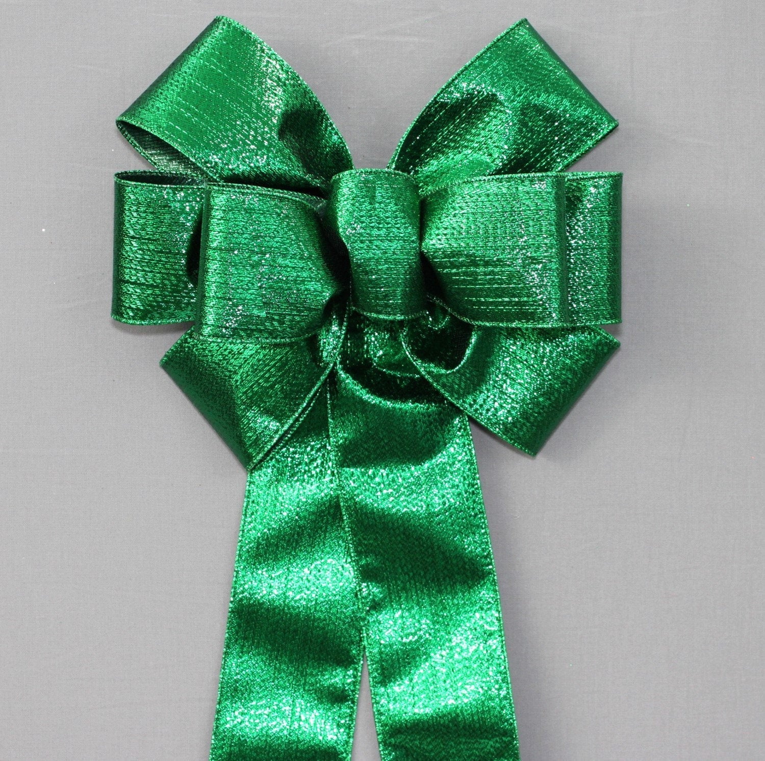 Metallic Perfect Bow Pull Ribbon Pkg/10 Emerald Green 