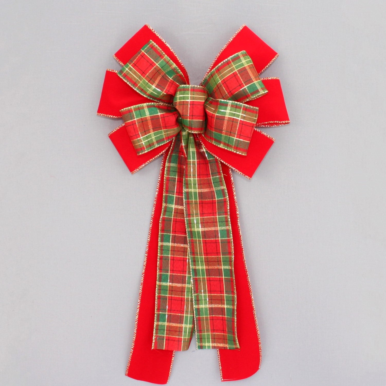 Black Velvet Wire Edge Christmas Bow - Package Perfect Bows